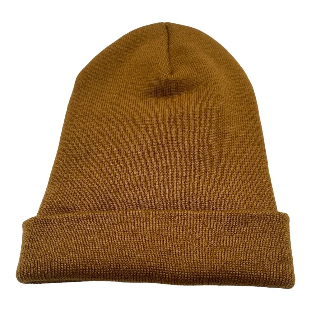 NWT Adidas Tall Fit Unisex Utility Cuffed Beige Knit Beanie Hat Cap‎ Winter OSFA